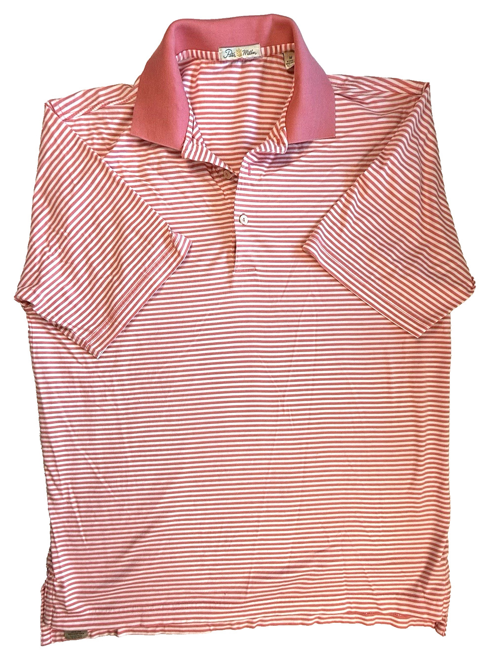 Peter Millar Summer Comfort Polo med ink White Striped Golf Old Money